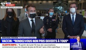 Emmanuel Macron sur la levée des brevets: "Nous devons faire de ce vaccin un bien public mondial"