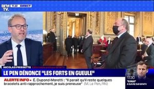 Le Pen dénonce "les forts en gueule" - 08/05
