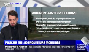 Policier tué à Avignon: 80 enquêteurs mobilisés pendant quatre jours pour parvenir aux interpellations