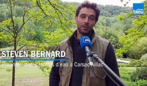 Au fil de l'eau - Steven Bernard, propriétaire des jardins d’eau à Carsac Aillac