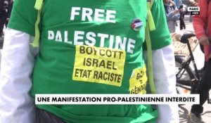Une manifestation pro-palestinienne interdite