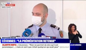 Cévennes: le commandant de la Section de recherches de Nîmes assure que l'home arrêté "n'exprime pas de regrets"