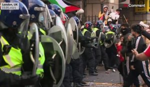 La police charge la manifestation pro-palestinienne de Londres