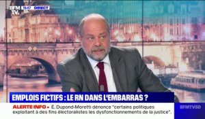 Enquête contre le RN: pour Éric Dupond-Moretti, "Marine Le Pen utilise et instrumentalise cette procédure"