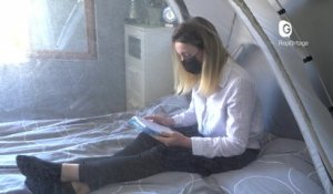 Reportage - Marion Borras se prépare pour les JO de Tokyo dans une tente hypoxique