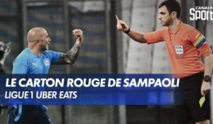 Le carton rouge de Sampaoli face à Angers - OM - Ligue 1 Uber Eats