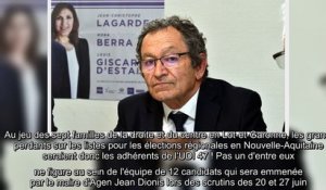 Élections régionales en Nouvelle-Aquitaine - l'UDI -effacé de la liste- en Lot-et-Garonne