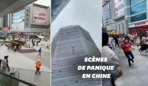 Chine: un gratte-ciel tremble et crée la panique à Shenzhen