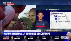 Lucas Hernandez à propos de Karim Benzema: "Il a été sélectionné, il le mérite"