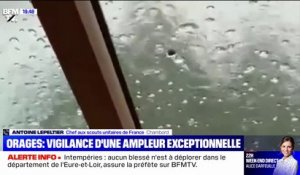 Orages: 30.000 scouts évacués à Chambord