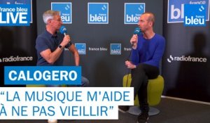 Calogero "La musique m'aide à ne pas vieillir" - France Bleu Live