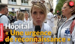 Crise des urgences : les soignants mobilisés devant le ministère de la Santé