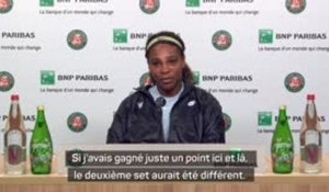 Roland-Garros - Williams : "J'ai eu de bonnes opportunités de gagner en deux sets"