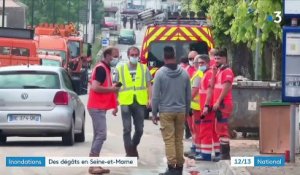 Seine-et-Marne : les intempéries ont provoqué des inondations dans la ville de Thieux