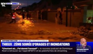 Seine-et-Marne: deuxième soirée d'orages et d'inondations à Thieux