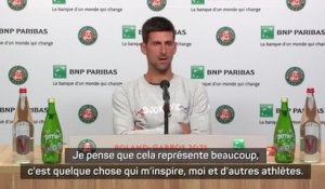Roland-Garros - Djokovic "honoré" d'être comparé à Hamilton