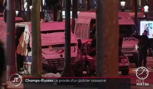 Policier tué sur les Champs-Elysées : quatre hommes devant les juges