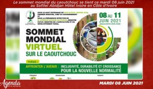 Agenda de la semaine du 04 au 12 Juin 2021 : Le sommet mondial du caoutchouc se tient ce mardi 08 juin 2021 au Sofitel Abidjan Hôtel Ivoire en Côte d’Ivoire