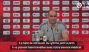 Belgique - Martinez : "Je ne compte pas sur De Bruyne pour le premier match, mais..."