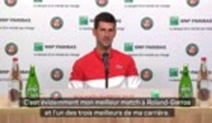 Roland-Garros - Djokovic : "Mon meilleur match à Roland-Garros"