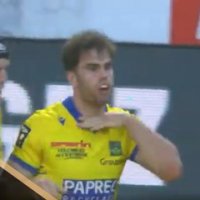 TOP 14 - Essai de Damian PENAUD (ASM) - Bordeaux-Bègles - Clermont - Barrages - Saison 2020/2021