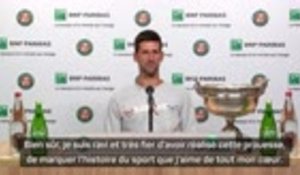 Roland-Garros - Djokovic : "Je sentais que j'étais entré dans sa tête"