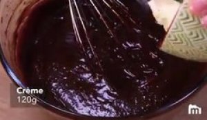 Brownie marbré chocolat caramel au beurre salé