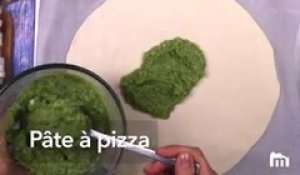 Pizza facile aux courgettes