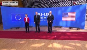 Joe Biden accueilli à bras ouverts à Bruxelles