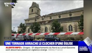 Dans l'Indre-et-Loire, une tornade arrache le clocher d'une église
