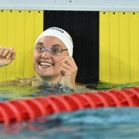 Nouveau record de France du 50m papillon pour Mélanie Henique - Natation - Championnats de France