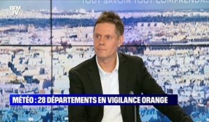 Météo : 28 départements en vigilance orange - 20/06