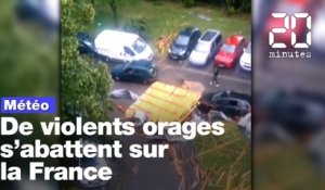 De violents orages s'abattent sur la France