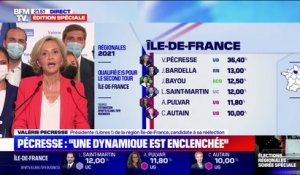 Régionales en Île-de-France: pour Valérie Pécresse "s'abstenir ou disperser les voix en votant RN ou LREM c'est faire élire cette gauche extrême"