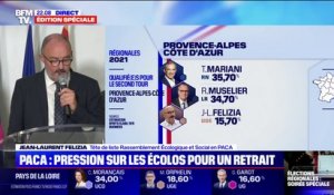 Régionales en PACA : Jean-Laurent Felizia annonce qu'il souhaite "maintenir la voix de la gauche et de l'écologie au second tour"