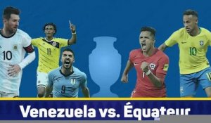 Copa America - Le Venezuela résiste à l'Équateur