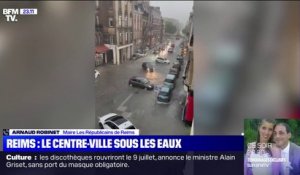 "Nous sommes tous excédés": le maire de Reims réagit aux inondations dans sa ville