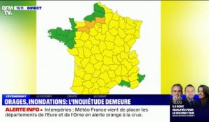 Crues: trois départements placés en vigilance orange par Météo France