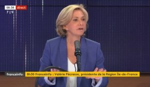 "Je pense que le PS en Ile-de-France a perdu son âme en acceptant cette alliance avec la gauche extrême", indique Valérie Pécresse
