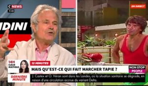 Franz-Olivier Giesbert évoque Bernard Tapie sur le plateau de Morandini Live sur CNews
