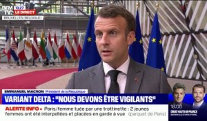 Emmanuel Macron sur les luttes contre les discriminations: "Les valeurs de l'Europe reposent sur le respect de la dignité de chacun"