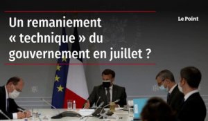 Un remaniement « technique » du gouvernement en juillet ?