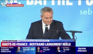 Xavier Bertrand: "l'Histoire retiendra que par deux fois, sur la terre des Hauts-de-France (...) le Front National a été arrêté"