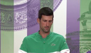 Wimbledon - Djokovic : "Ma principale motivation ? Remporter un maximum de Grands Chelem"