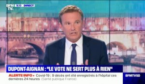 Nicolas Dupont-Aignan: "Ni Macron, ni Le Pen ne sont capables de mettre en œuvre" ce qu'ils ont promis