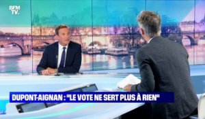 Nicolas Dupont-Aignan: "Les Français ne votent plus parce que le vote ne sert plus à rien" - 04/07