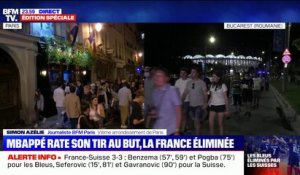 La grande déception des supporters français après l'élimination des Bleus