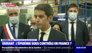 Gabriel Attal: "Le taux d'incidence ne diminue plus, il faut tout faire pour éviter une reprise de l'épidémie"