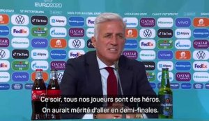 Quarts - Petković : "Nos joueurs sont des héros"