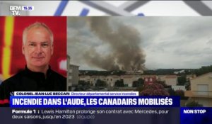 Incendie dans l'Aude: "Plus d'une centaine d'hectares" détruits, selon les pompiers